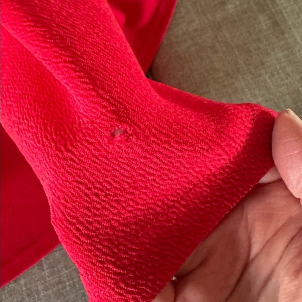 Ivy City Co Red Midi Dress Size S READ - Picture 11 of 14